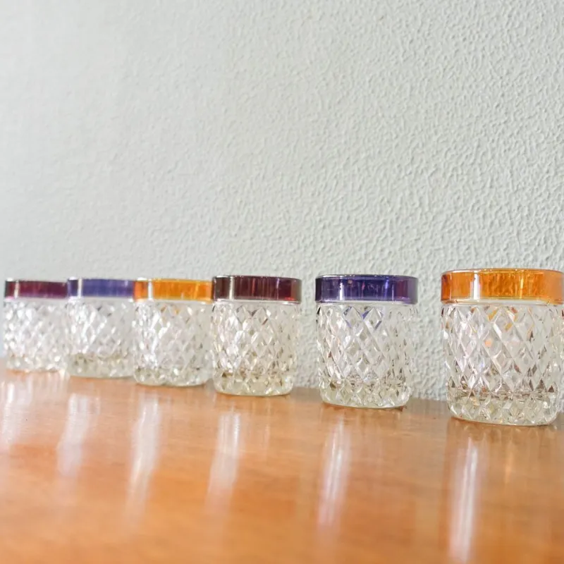Outlet Pamono Vintage English Whiskey Glasses, 1960s, Set of 6