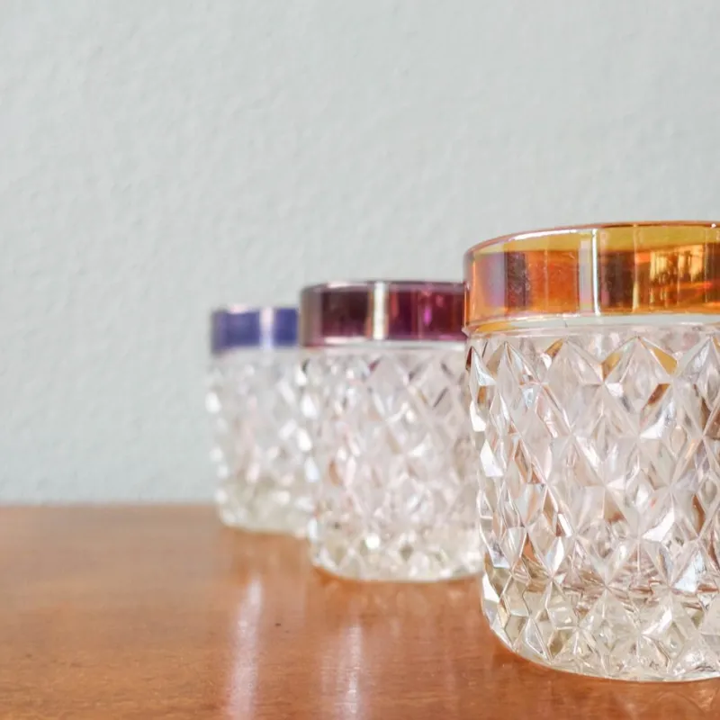 Outlet Pamono Vintage English Whiskey Glasses, 1960s, Set of 6