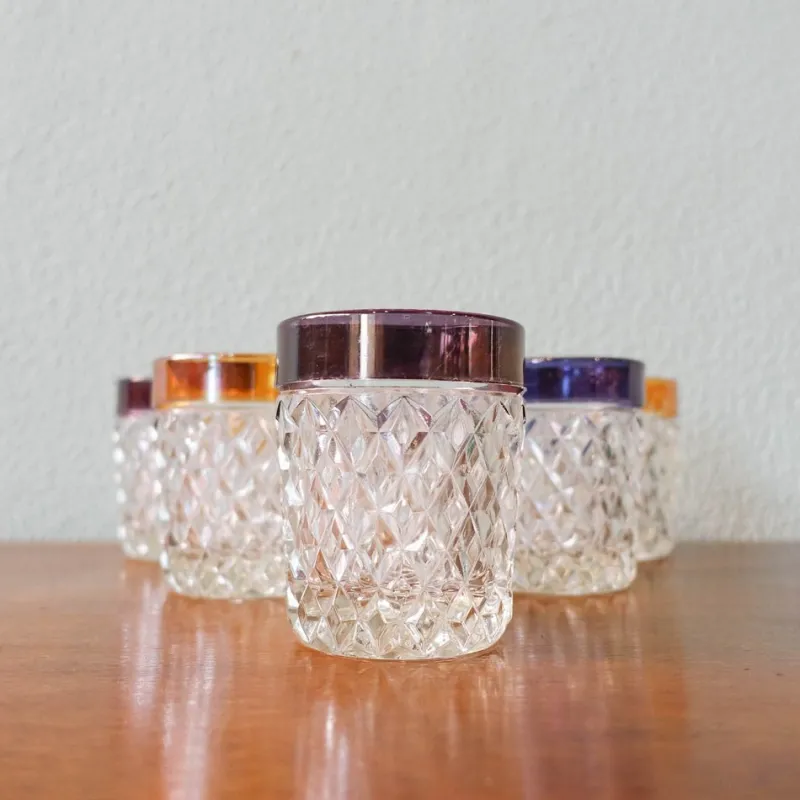 Outlet Pamono Vintage English Whiskey Glasses, 1960s, Set of 6