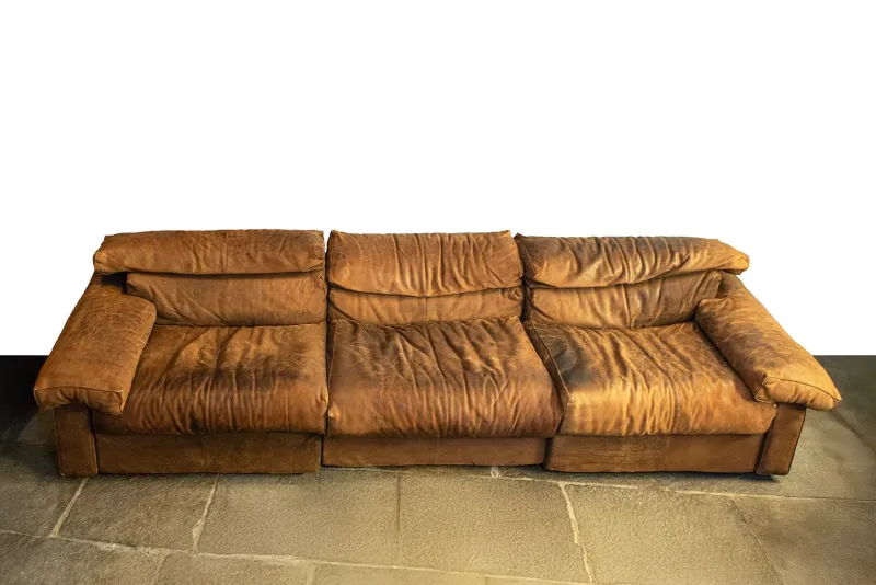 New Pamono Vintage Erasmo Sofa by Tobia & Afra Scarpa for B&B Italia, 1974