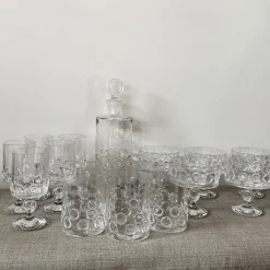 Pamono Vintage Evergreen Crystal Set from Riedel, 1960s, Set of 16> Glassware