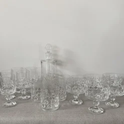 Pamono Vintage Evergreen Crystal Set from Riedel, 1960s, Set of 16> Glassware