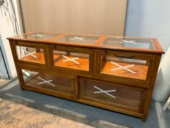 Discount Pamono Vintage Exhibitor Counter in Teak