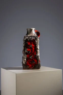 Pamono Vintage Fat Lava Vase by Ü-Keramik, 1960s><noscript><img width=
