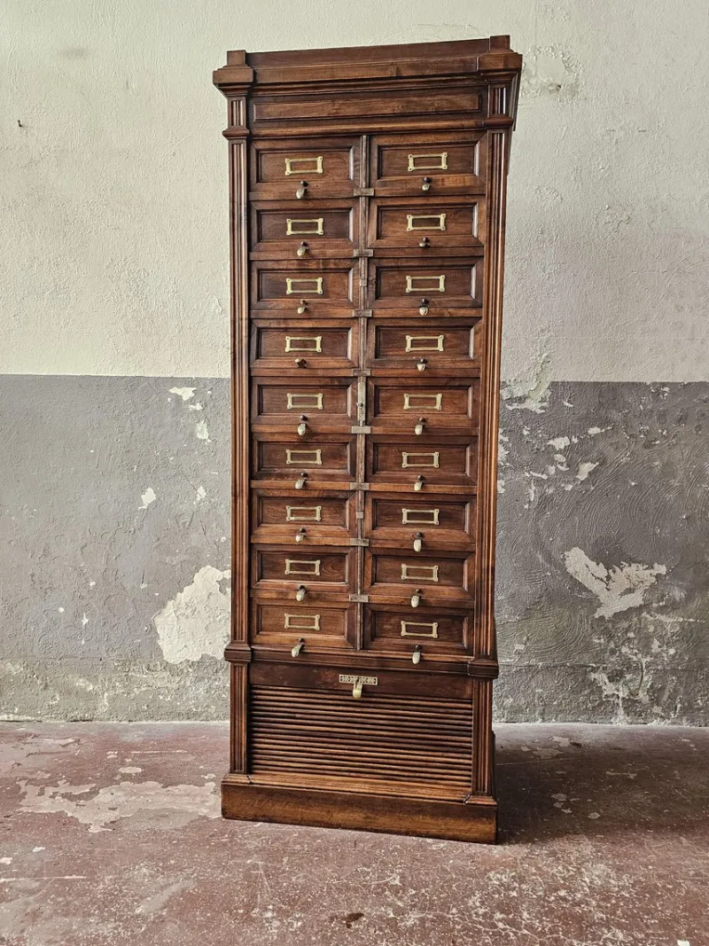 Pamono Vintage Filing Cabinet, 1920s> Cabinets & Wardrobes