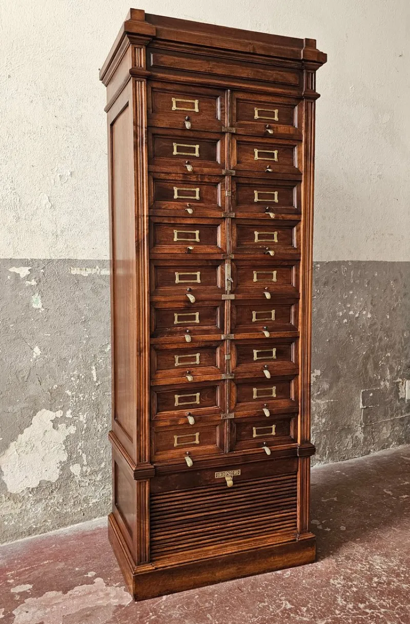 Pamono Vintage Filing Cabinet, 1920s> Cabinets & Wardrobes