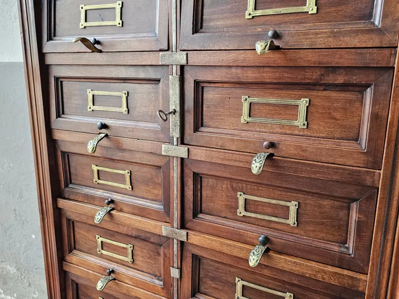 Pamono Vintage Filing Cabinet, 1920s> Cabinets & Wardrobes