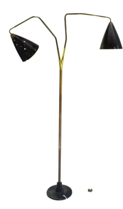 Pamono Vintage Flamingo Floor Lamp by Franz Hagenauer for Werkstätte Hagenauer Wien, 1950s> Floor Lamps