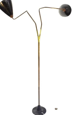 Pamono Vintage Flamingo Floor Lamp by Franz Hagenauer for Werkstätte Hagenauer Wien, 1950s><noscript><img width=