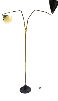 Pamono Vintage Flamingo Floor Lamp by Franz Hagenauer for Werkstätte Hagenauer Wien, 1950s><noscript><img width=