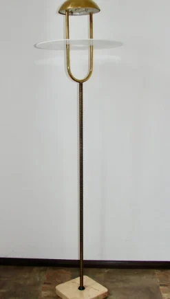 Pamono Vintage Floor Lamp in Brass, 1970s> Floor Lamps