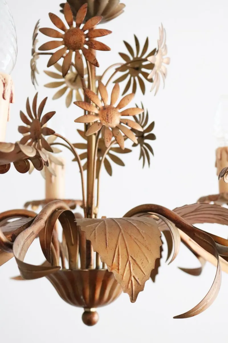 Pamono Vintage Florentine Chandelier, 1980s> Ceiling Lights