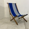 Pamono Vintage Foldable Campaign Garden Beach Chair, 1940s> Garden Seating