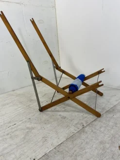Pamono Vintage Foldable Campaign Garden Beach Chair, 1940s><noscript><img width=