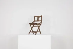 Discount Pamono Vintage Foldable Childrens Chair in Teak from Fratelli Reguitdi, 1960s