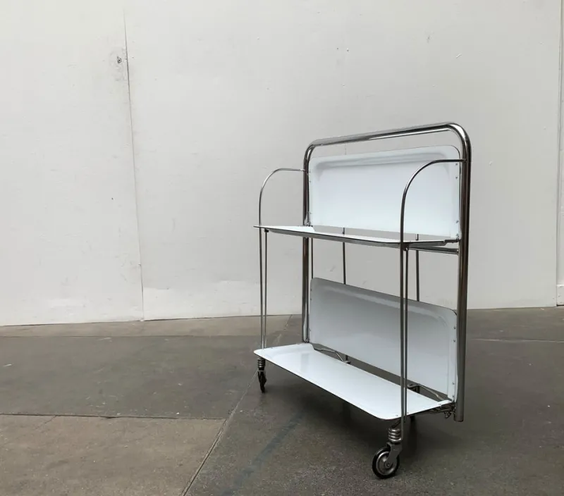 Sale Pamono Vintage Foldable Service Cart by Raquer, 1970s