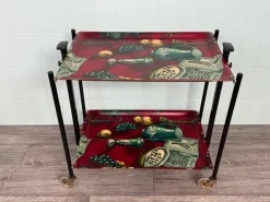 Pamono Vintage Folding Bar Cart, 1960s