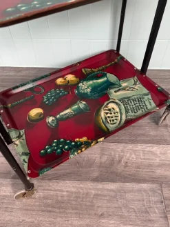 Pamono Vintage Folding Bar Cart, 1960s