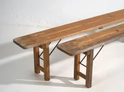 Online Pamono Vintage Folding Benches in Pine, 1950