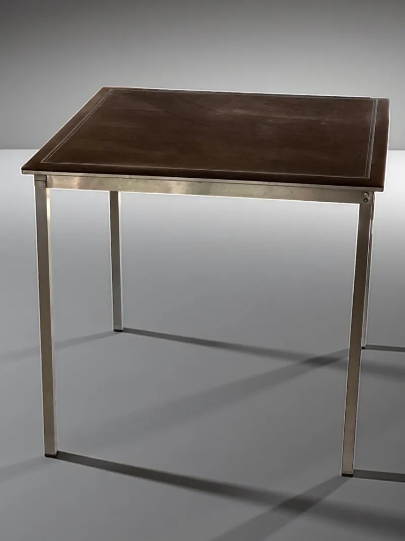 Pamono Vintage Folding Bridge Table and Chairs by Christian Dior, Italy, 1970s, Set of 5> Game Tables