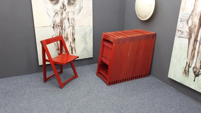 Pamono Vintage Folding Chair by Aldo Jacober for Alberto Bazzani, 1960s> Side Chairs & Dining Chairs