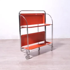 Pamono Vintage Folding Food Trolley, 1950s-1960s><noscript><img width=