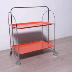 Pamono Vintage Folding Food Trolley, 1950s-1960s><noscript><img width=
