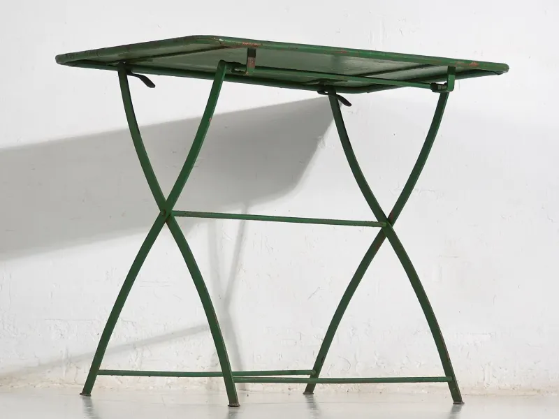 Pamono Vintage Folding Garden Table, 1920> Garden Tables