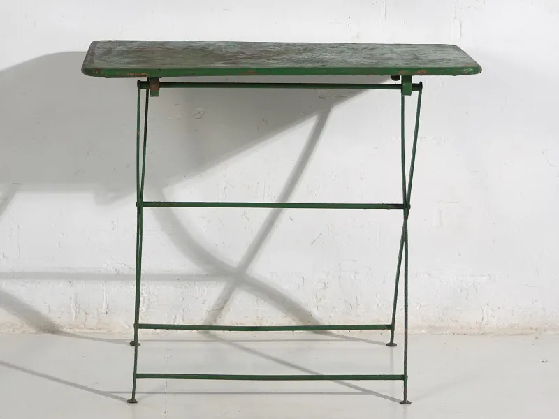 Pamono Vintage Folding Garden Table, 1920> Garden Tables