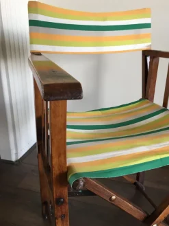 Pamono Vintage Folding Safari Chair, 1940s><noscript><img width=