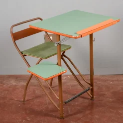 Pamono Vintage Folding School Desk><noscript><img width=