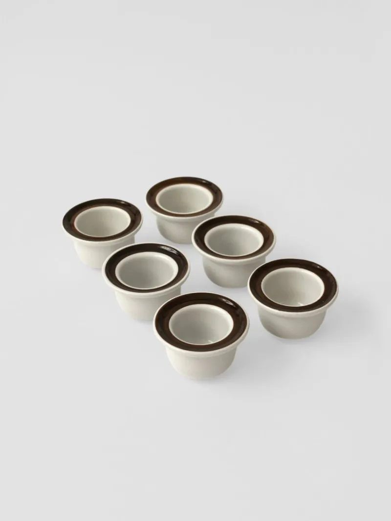 Discount Pamono Vintage Forma Glazed Egg Cups by Olle Alberius for Rörstrand, 1960, Set of 6