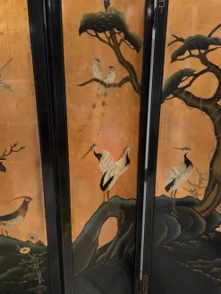 Pamono Vintage Four-Panel Folding Screen, 1975><noscript><img width=