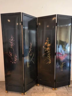 Pamono Vintage Four-Panel Folding Screen, 1975><noscript><img width=