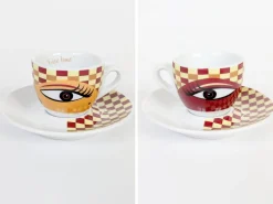 Pamono Vintage Free Time Espresso Set by Karim Rashid, 1980s, Set of 12><noscript><img width=