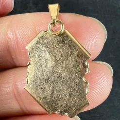 Discount Pamono Vintage French 18 Karat Yellow Gold Libra Zodiac Charm Pendant, 1960s