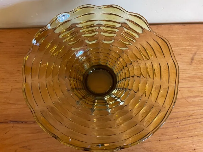 Pamono Vintage French Art Deco Glass Bowl, 1930s> Bowls