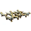Pamono Vintage French Art Deco Silvered Metal Dachshund Knife Rests, 1930, Set of 10> Cutlery & Serving Utensils