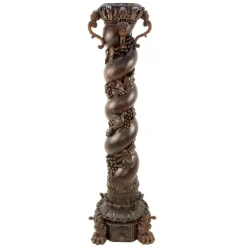 Hot Pamono Vintage French Baroque Solomonic Column in Oakwood
