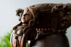 Hot Pamono Vintage French Baroque Solomonic Column in Oakwood