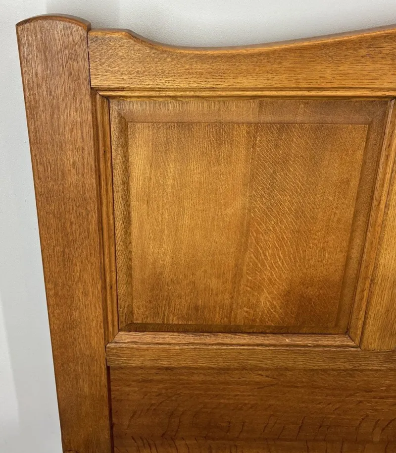 Pamono Vintage French Bed Frame in Oak> Beds & Bedroom Sets