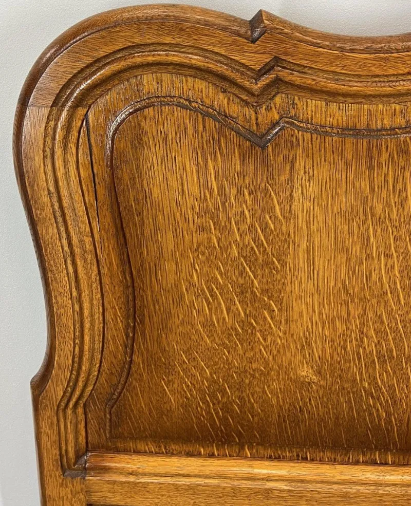 Pamono Vintage French Bed Frame in Oak> Beds & Bedroom Sets