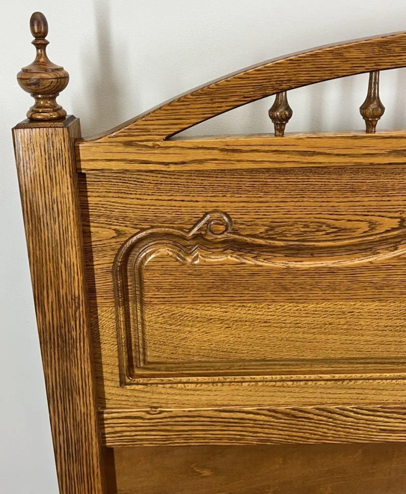 Discount Pamono Vintage French Bed Frame in Oak