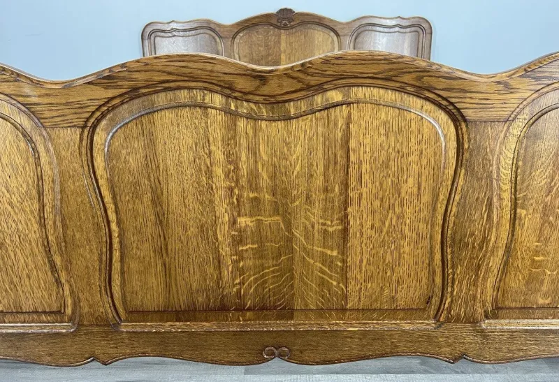 Sale Pamono Vintage French Bed Frame in Oak