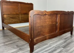 Sale Pamono Vintage French Bed Frame in Oak
