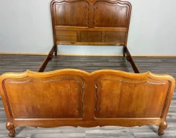 Best Pamono Vintage French Bed Frame in Oak