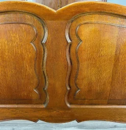 Best Pamono Vintage French Bed Frame in Oak