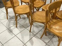 Pamono Vintage French Bistro Chairs, 1960s, Set of 8><noscript><img width=