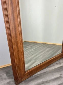 Pamono Vintage French Carved Oak Wall Mirror><noscript><img width=