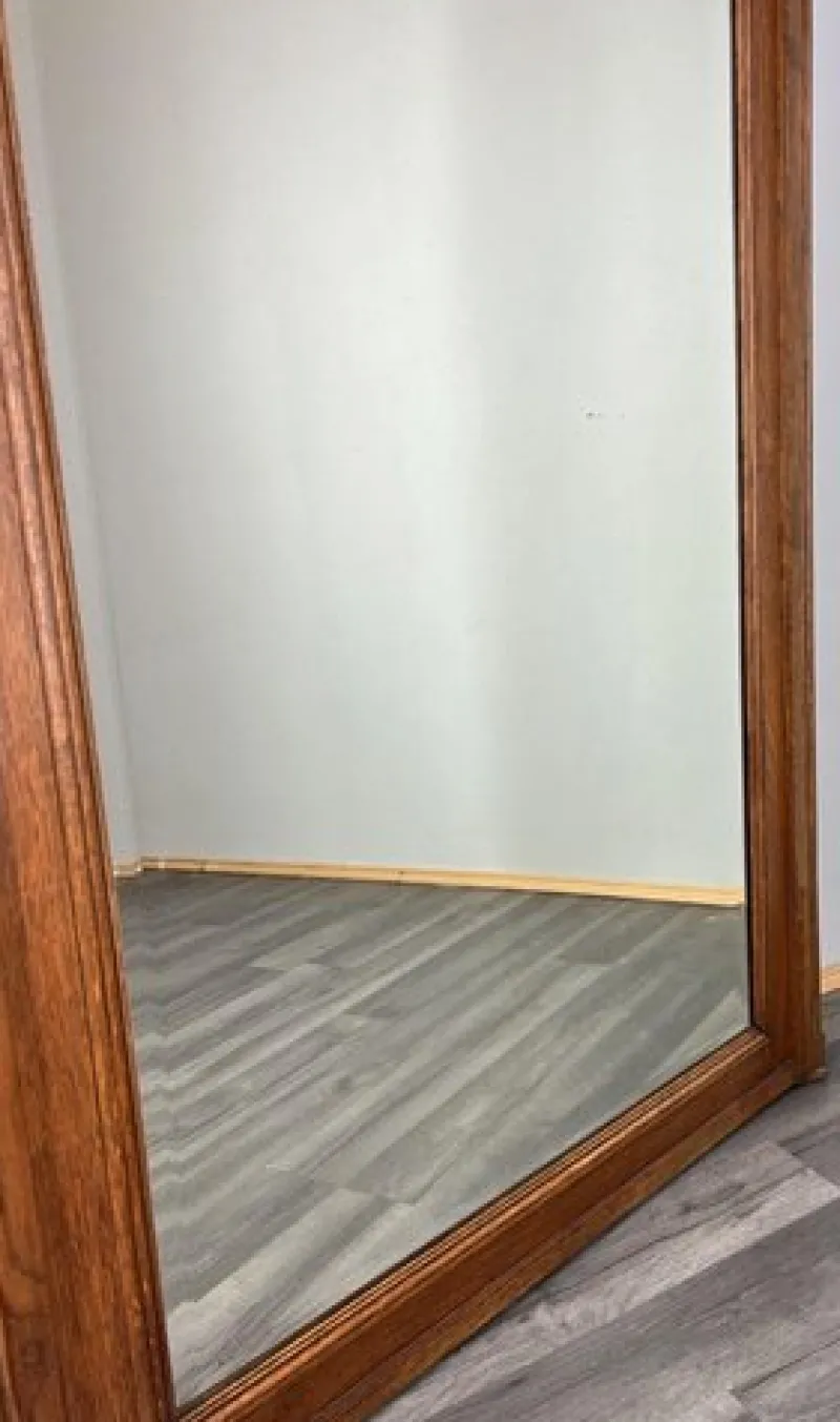 Pamono Vintage French Carved Oak Wall Mirror> Mirrors